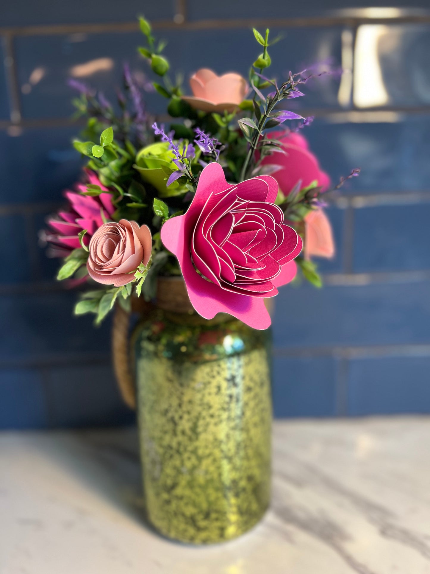Green Mercury vase