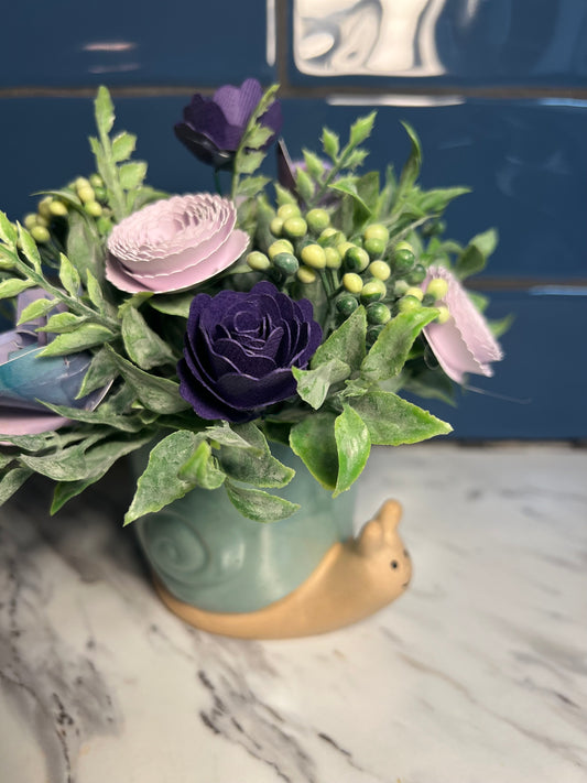 Small Ceramic Snail 1